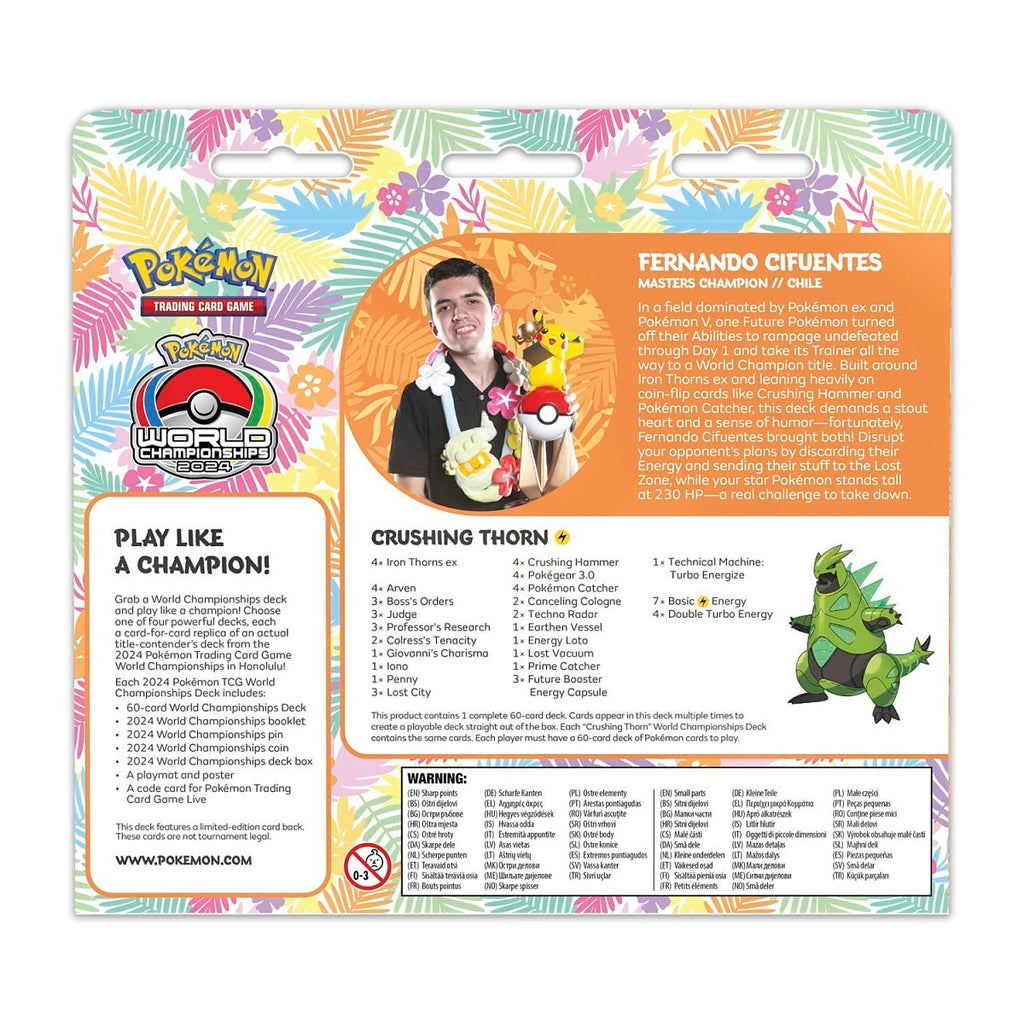 2024 Pokémon World Championships Deck (Fernando Cifuentes, Crushing Thorn)