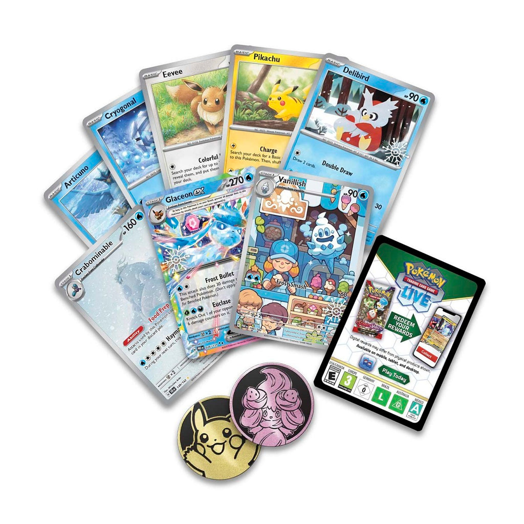 Pokémon TCG: Holiday Calendar (Glaceon, Crabominable, Articuno)