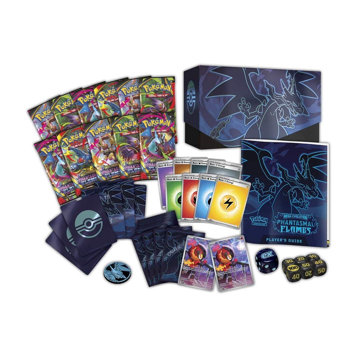 Pokémon TCG: Mega Evolution-Phantasmal Flames Pokémon Center Elite Trainer Box