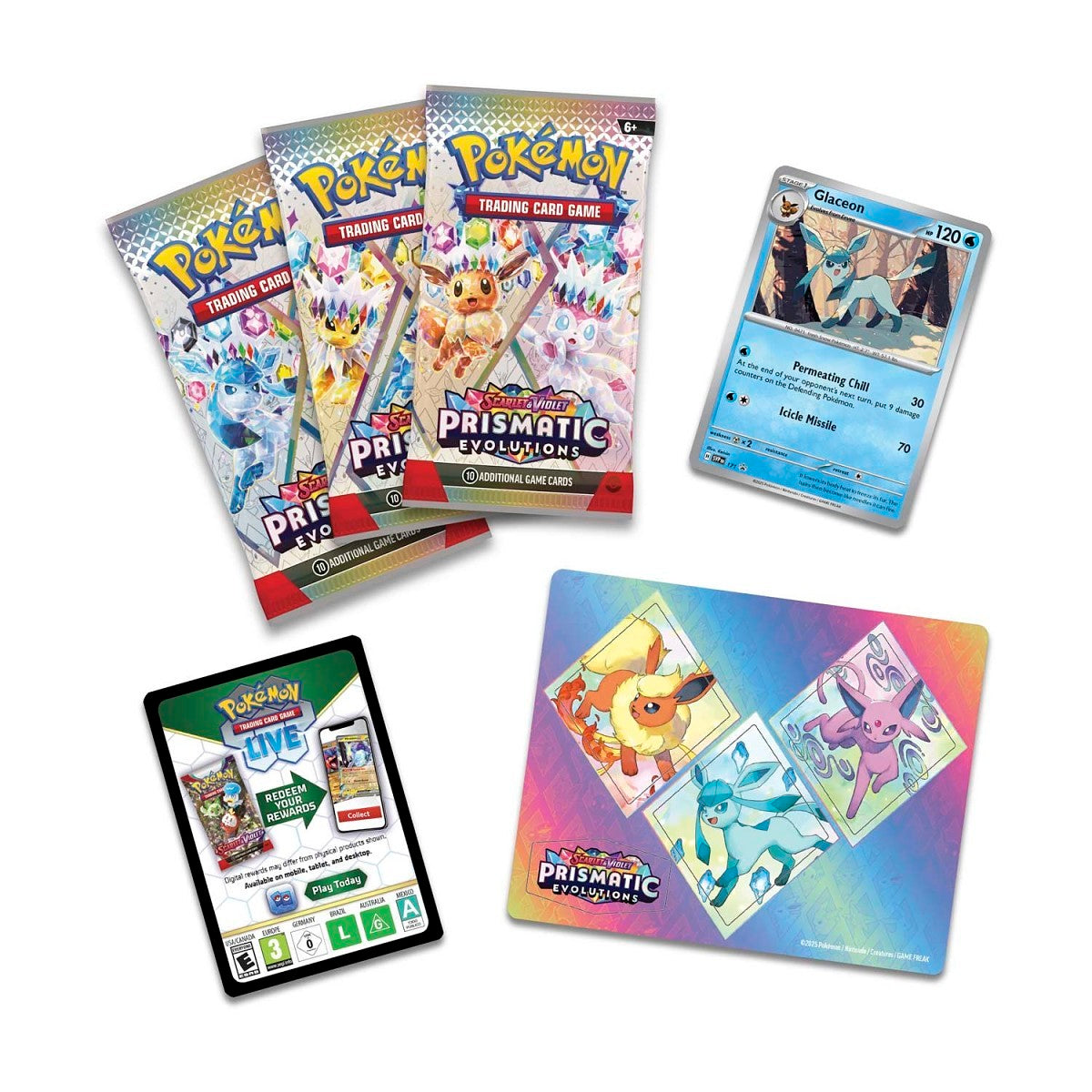 pokémon-tcg:-scarlet-&-violet-prismatic-evolutions-tech-sticker-collection-(glaceon)