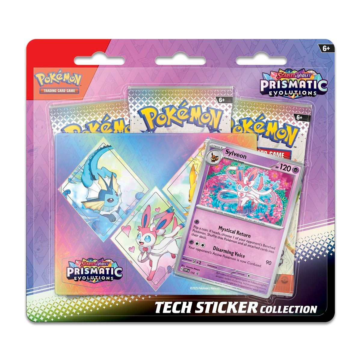 Pokémon TCG: Scarlet & Violet-Prismatic Evolutions Tech Sticker Collection (Sylveon)