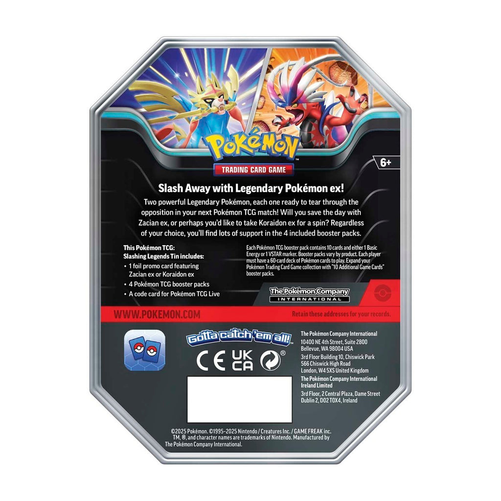 pokémon-tcg:-slashing-legends-tin-(koraidon-ex)