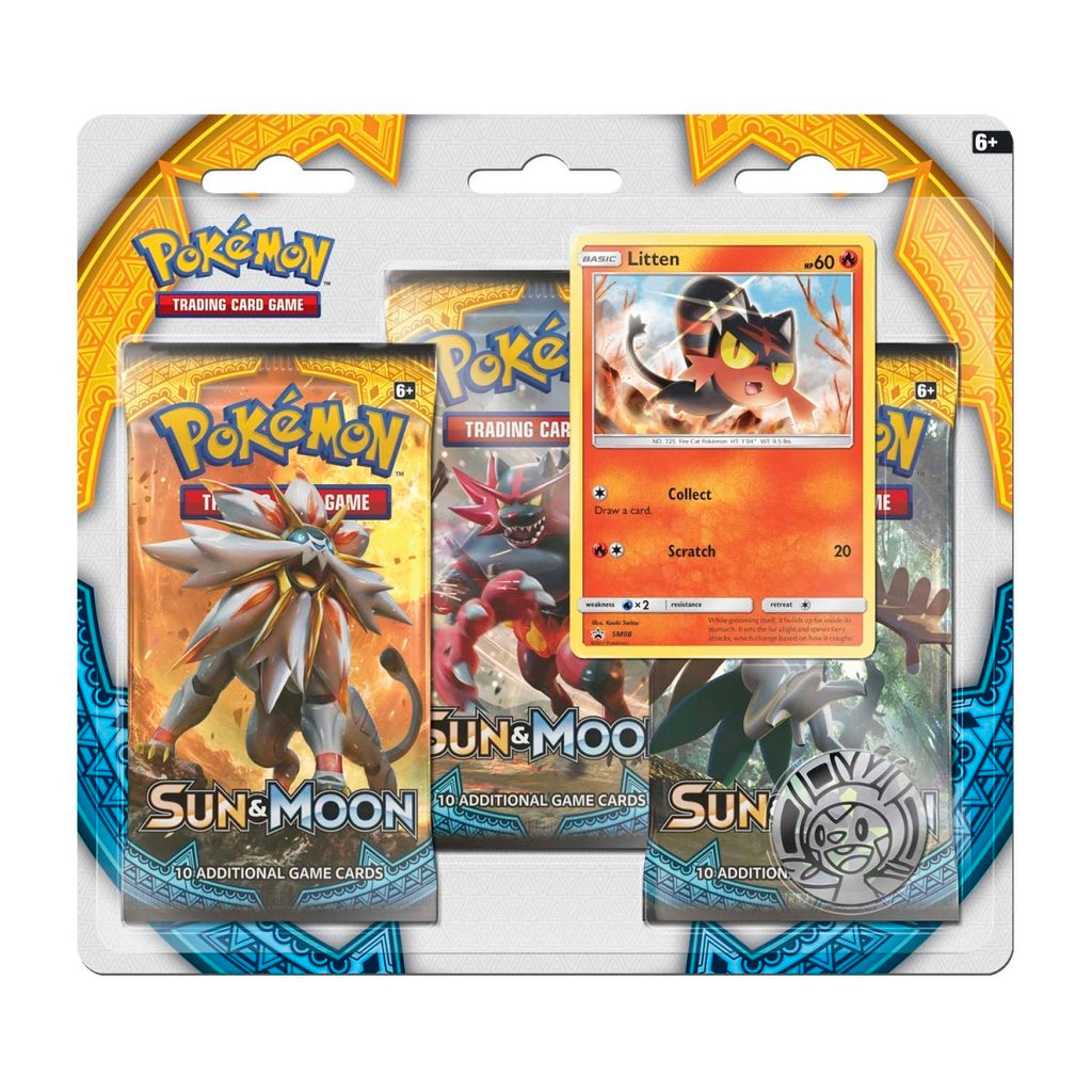 pokémon-tcg:-sun-&-moon-3-booster-packs,-coin-&-litten-promo-card