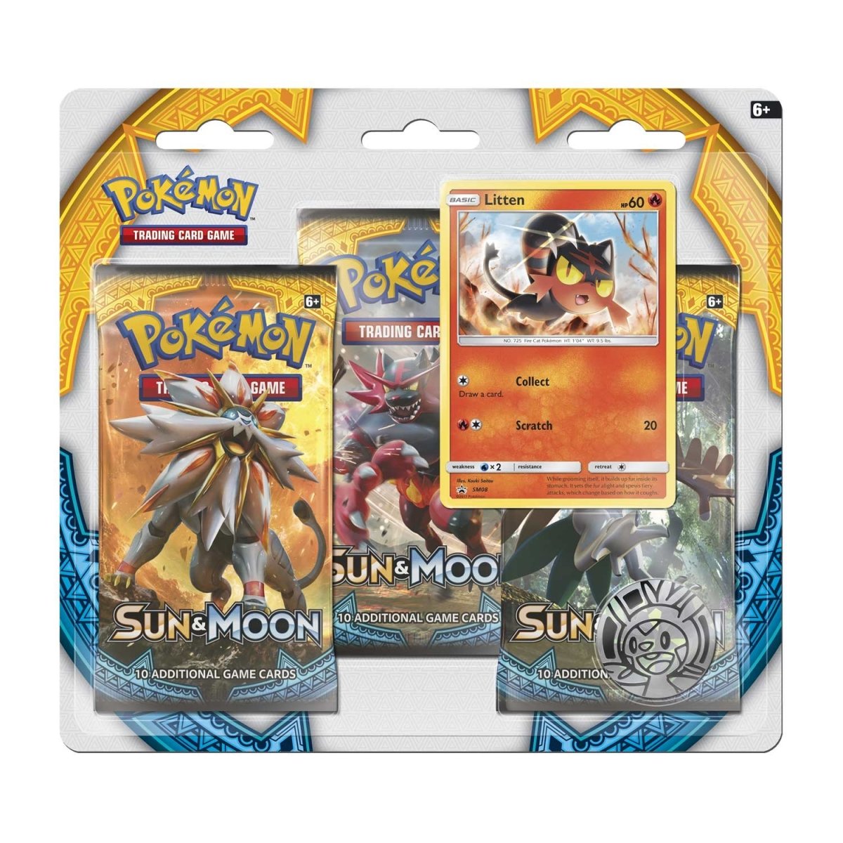 pokémon-tcg:-sun-&-moon-3-booster-packs,-coin-&-litten-promo-card