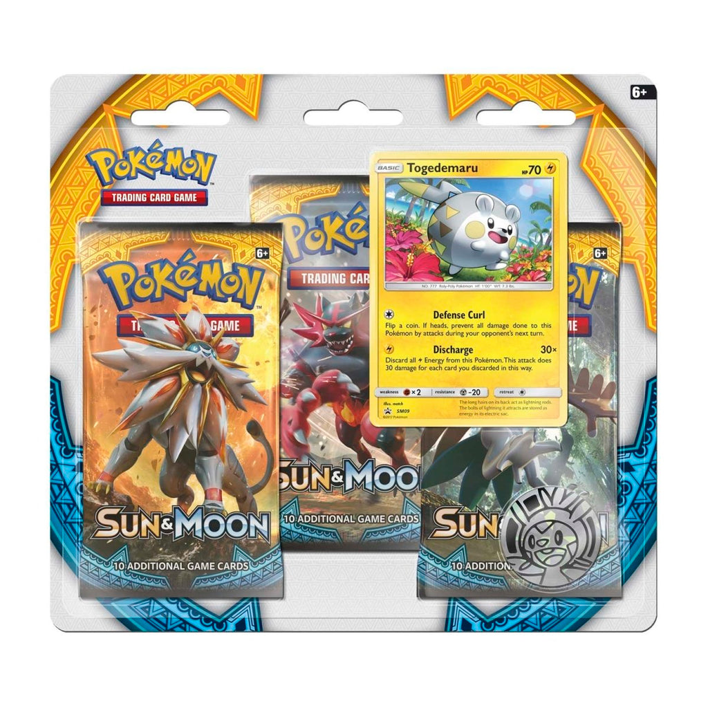 pokémon-tcg:-sun-&-moon-3-booster-packs,-coin-&-togedemaru-promo-card