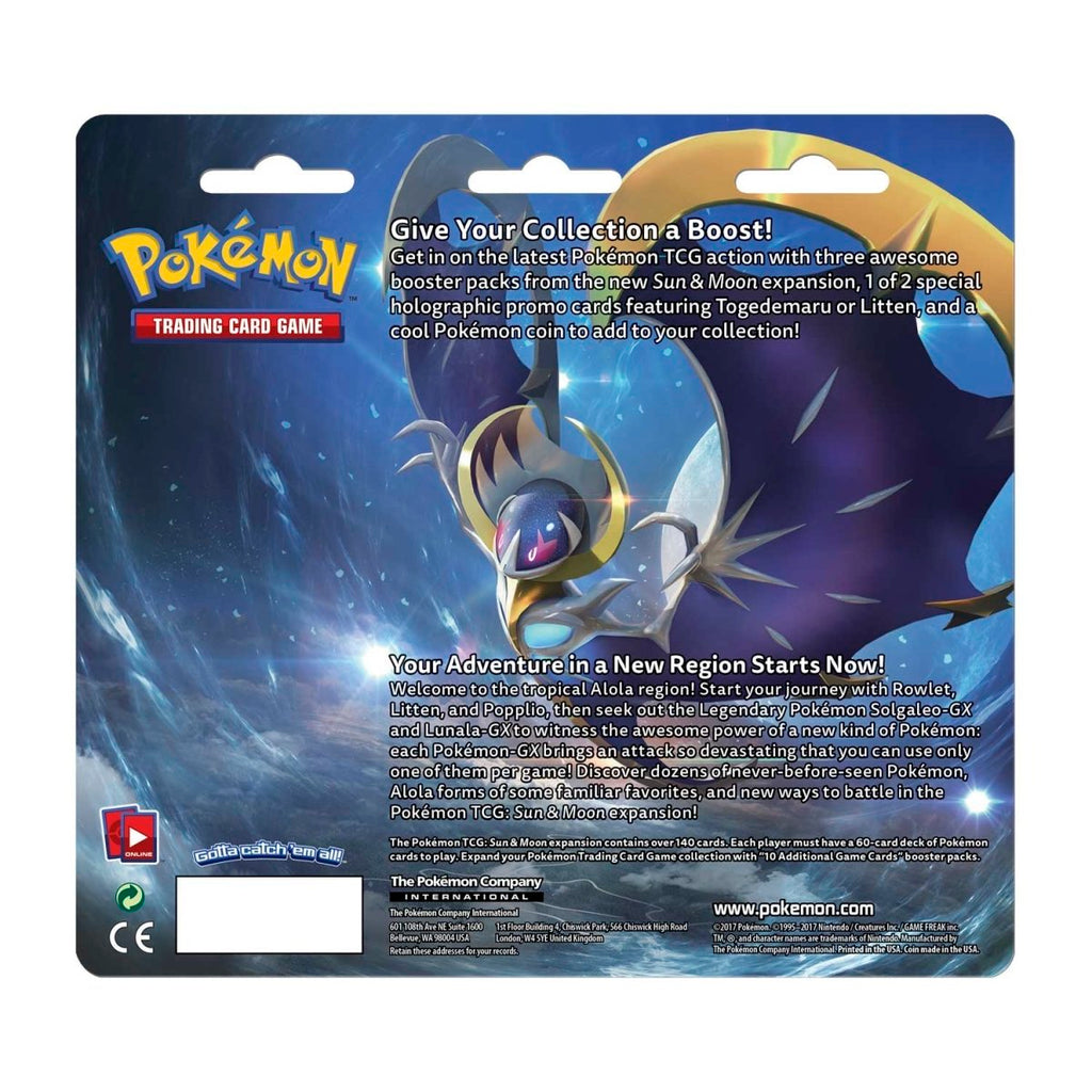 pokémon-tcg:-sun-&-moon-3-booster-packs,-coin-&-togedemaru-promo-card