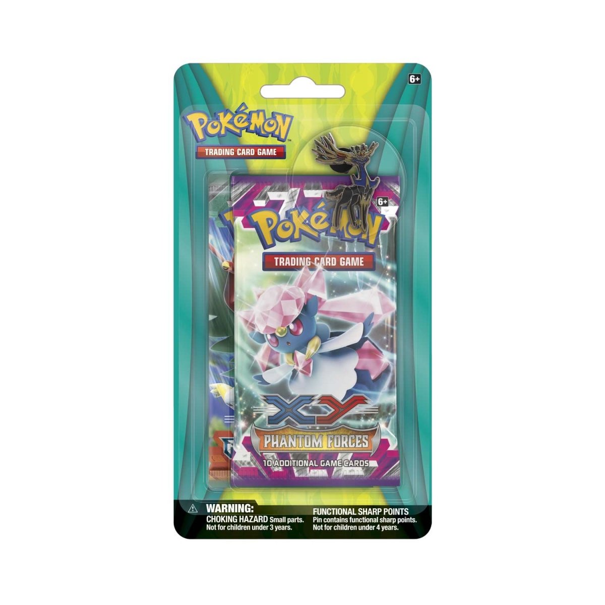 pokémon-tcg:-2-booster-packs-&-xerneas-collector's-pin