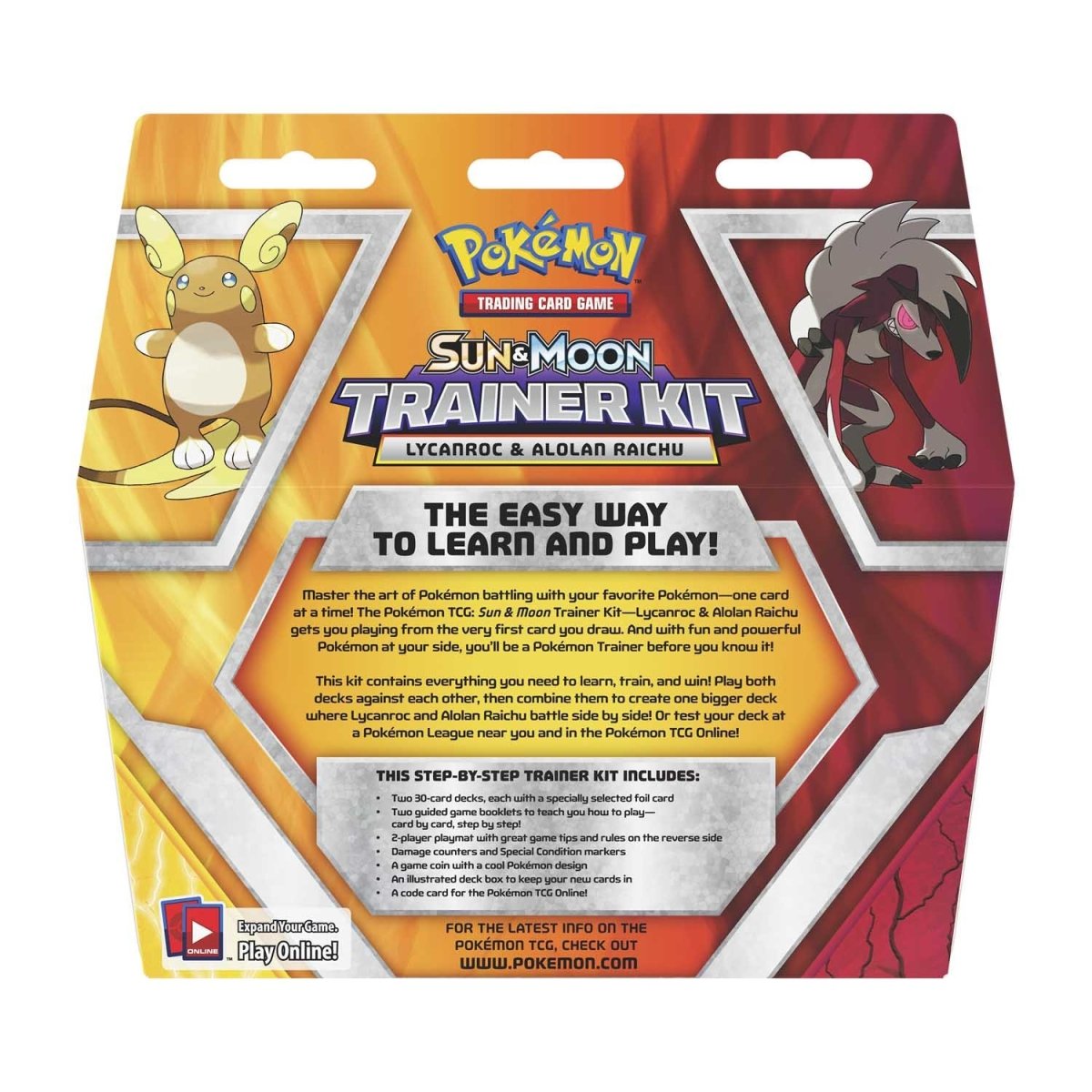 pokémon-tcg:-sun-&-moon-trainer-kit-(alolan-raichu-&-lycanroc)