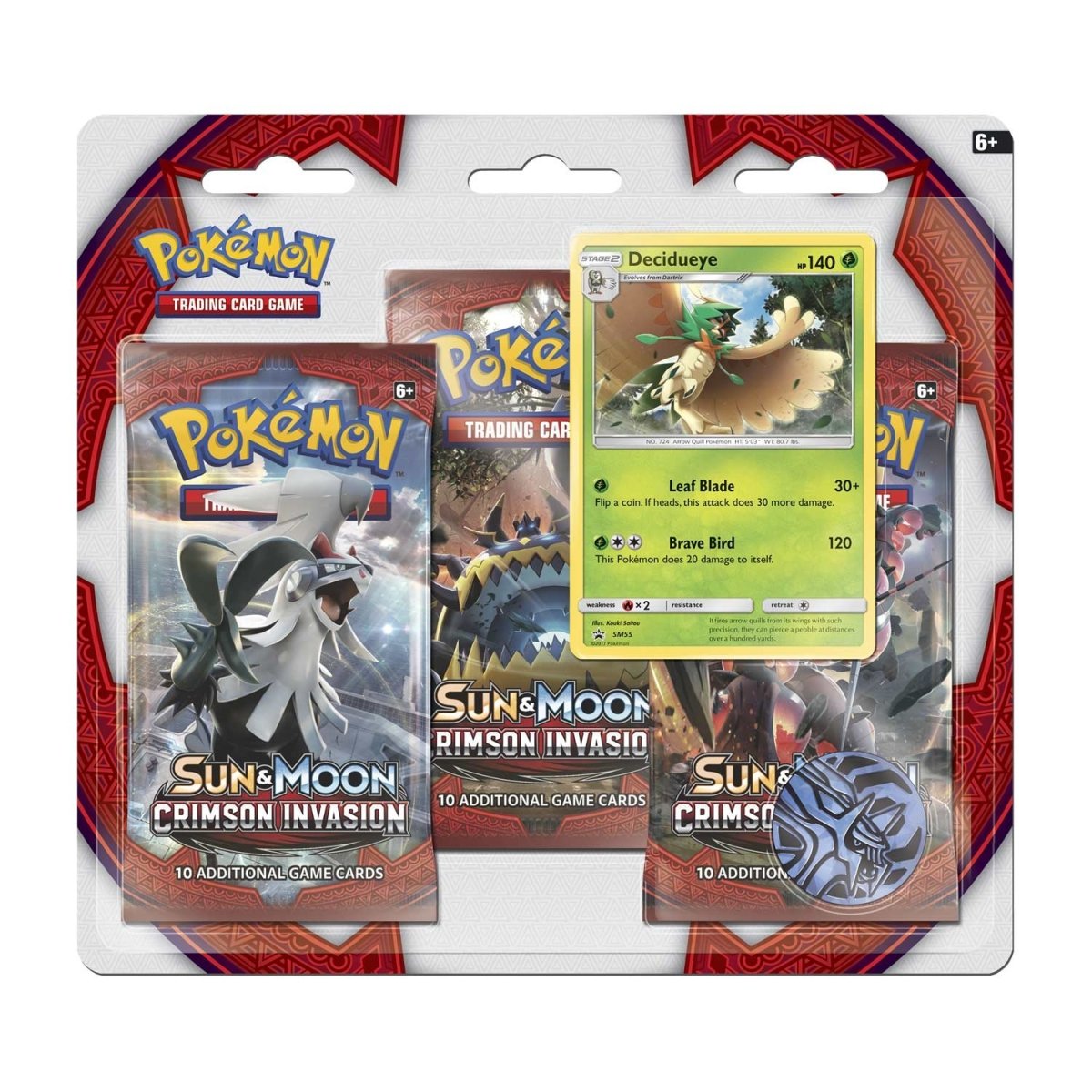 pokémon-tcg:-sun-&-moon-crimson-invasion-3-booster-packs,-coin-&-decidueye-promo-card