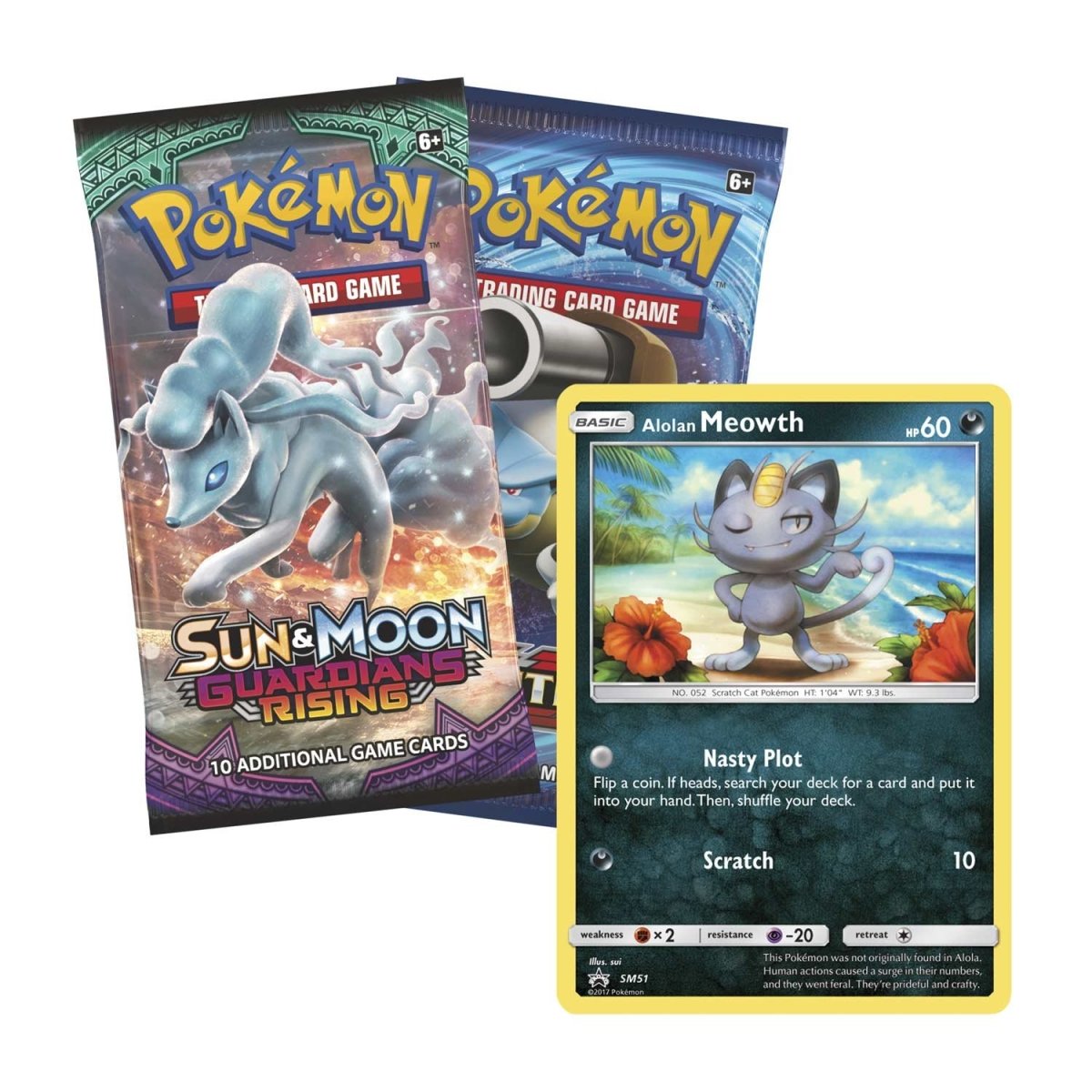 pokémon-tcg:-2-booster-packs,-collector's-album-&-alolan-meowth-promo-card