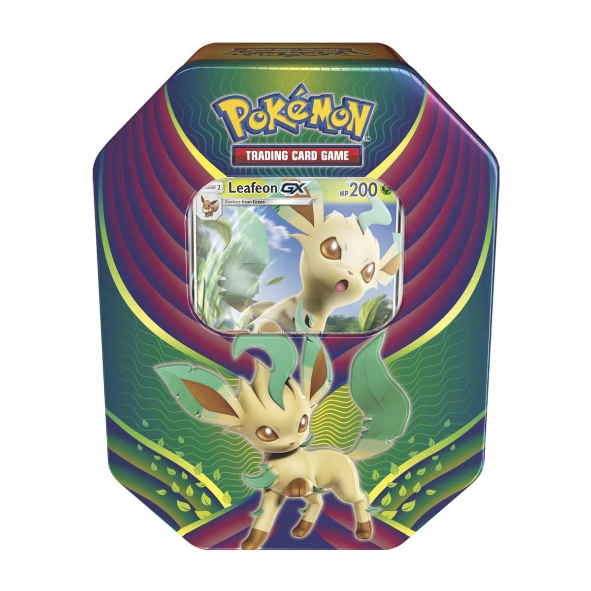 pokémon-tcg:-evolution-celebration-tin-(leafeon-gx)