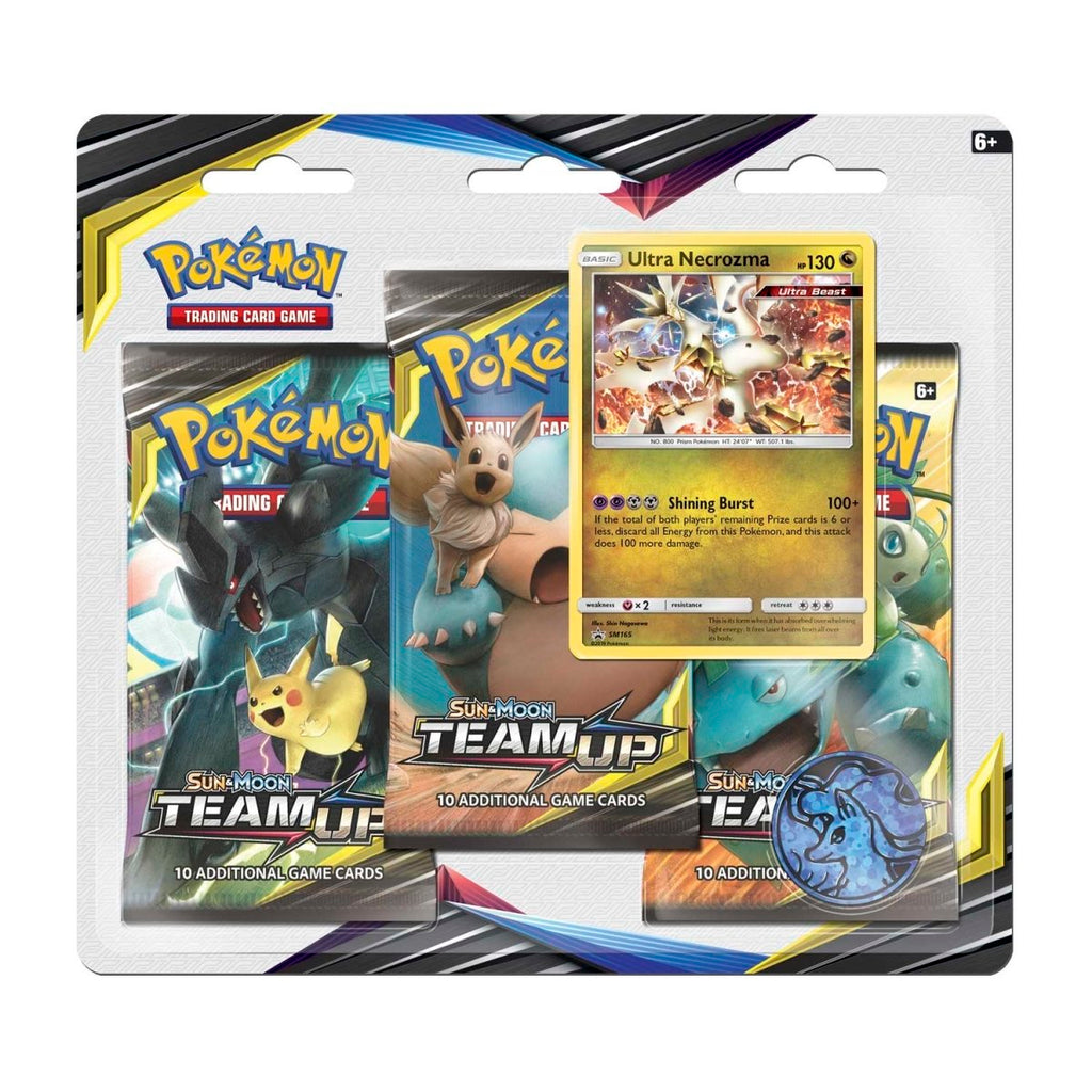 pokémon-tcg:-sun-&-moon-team-up-3-booster-packs,-coin-&-ultra-necrozma-promo-card