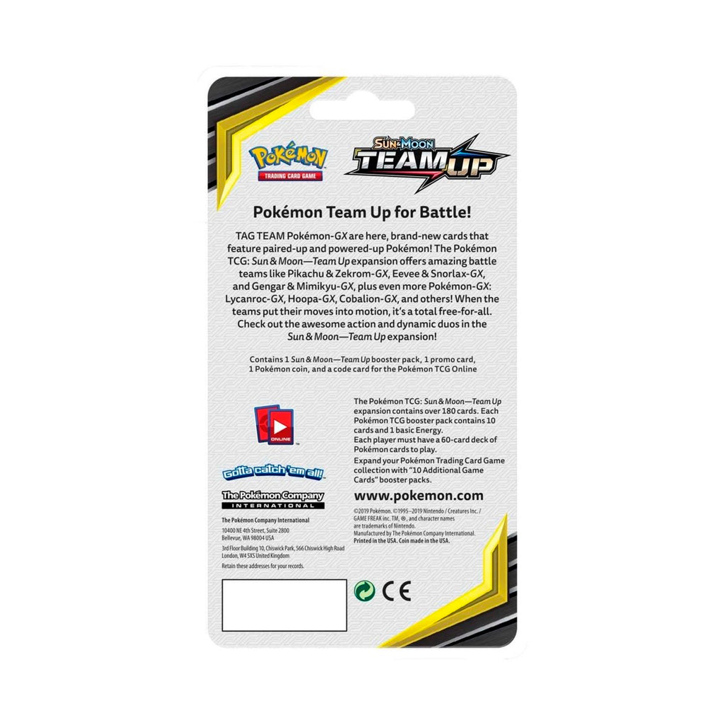 pokémon-tcg:-sun-&-moon-team-up-booster-pack,-coin-&-pikachu-promo-card