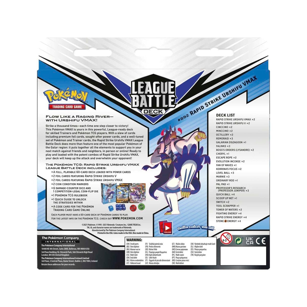pokémon-tcg:-rapid-strike-urshifu-vmax-league-battle-deck