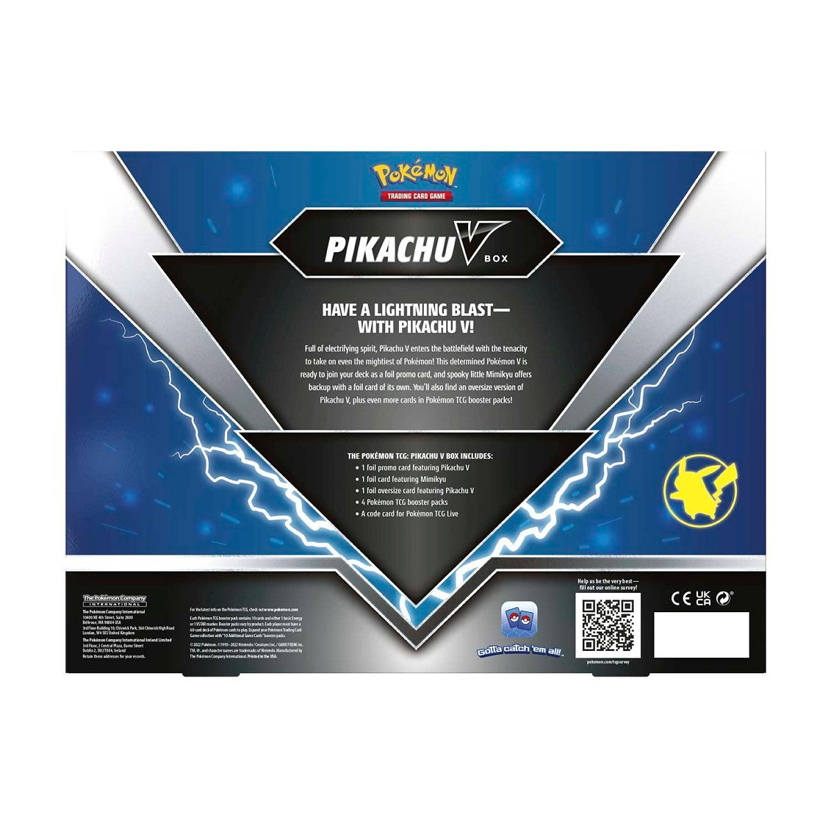 Pokemon TCG: Pikachu V Box