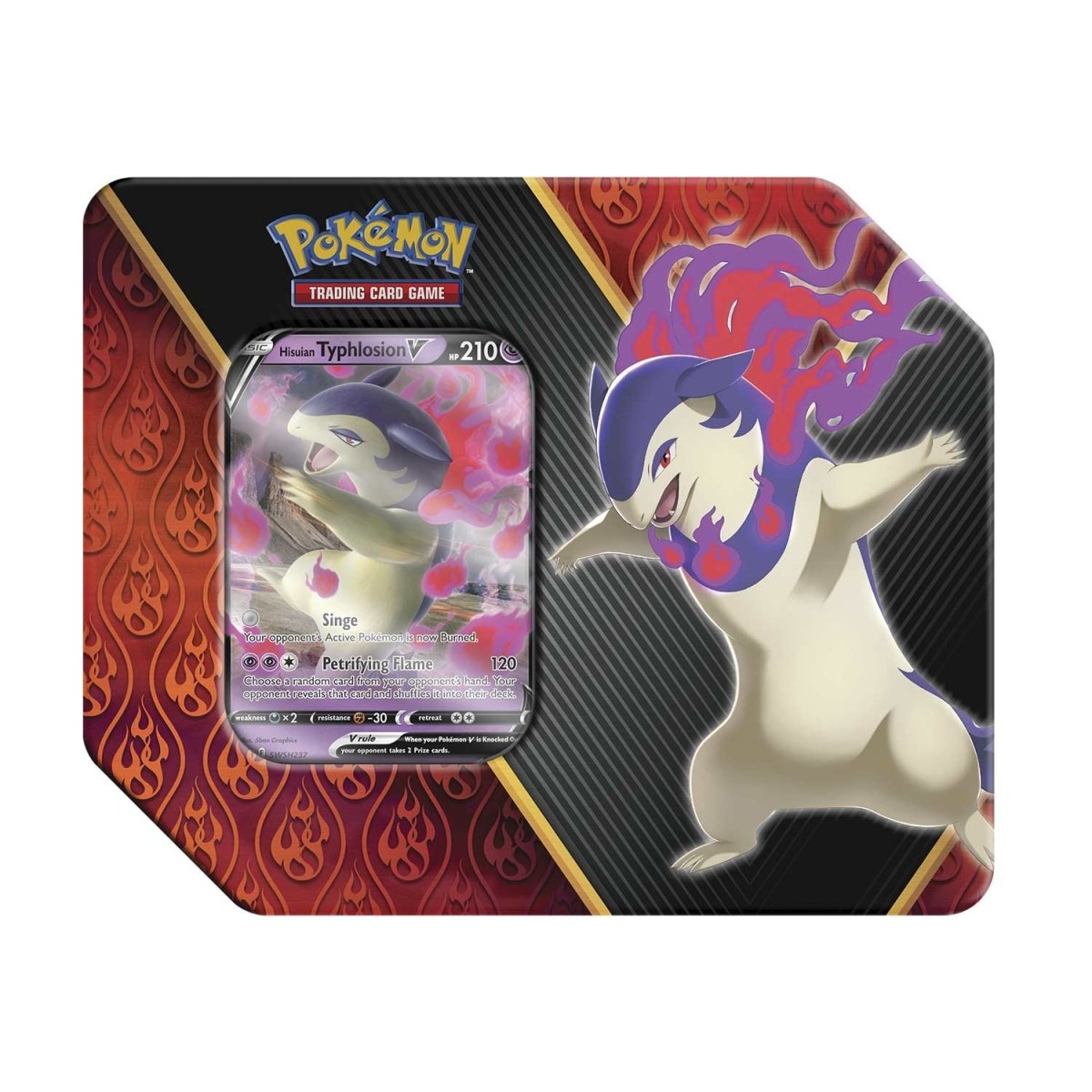 Pokémon TCG: Divergent Powers Tin (Hisuian Typhlosion V)