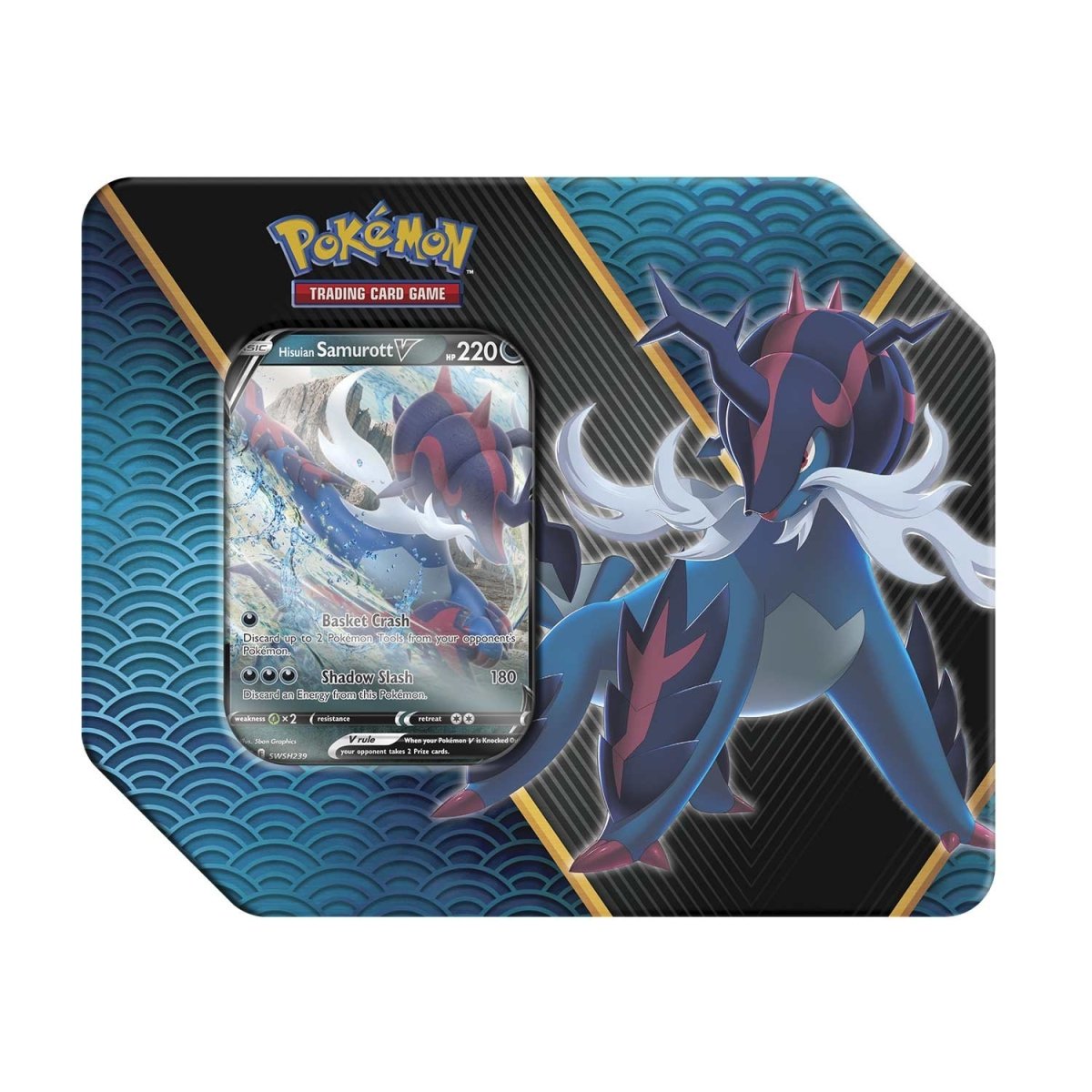 Pokémon TCG: Divergent Powers Tin (Hisuian Samurott V)