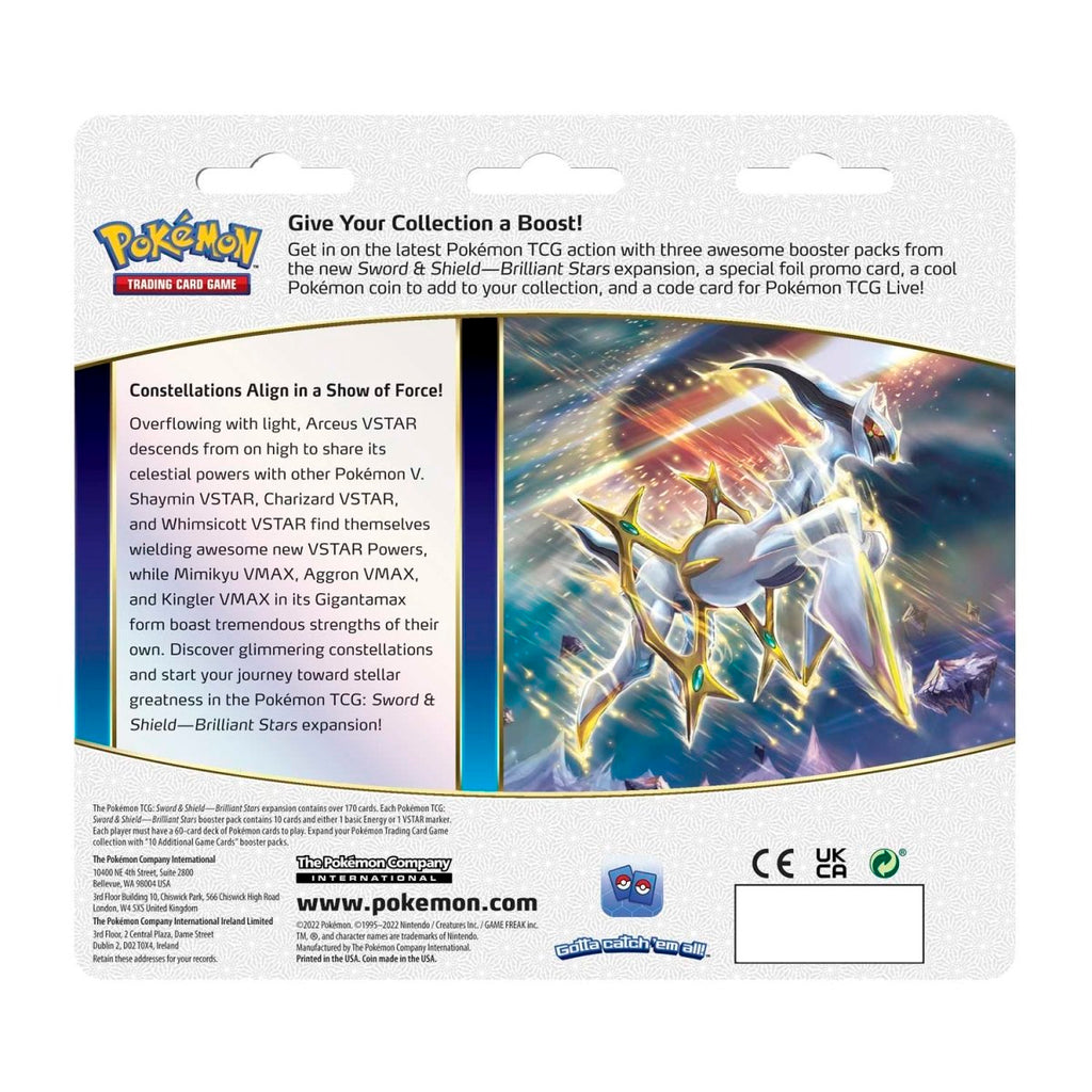 pokémon-tcg:-sword-&-shield-brilliant-stars-3-booster-packs,-coin-&-glaceon-promo-card