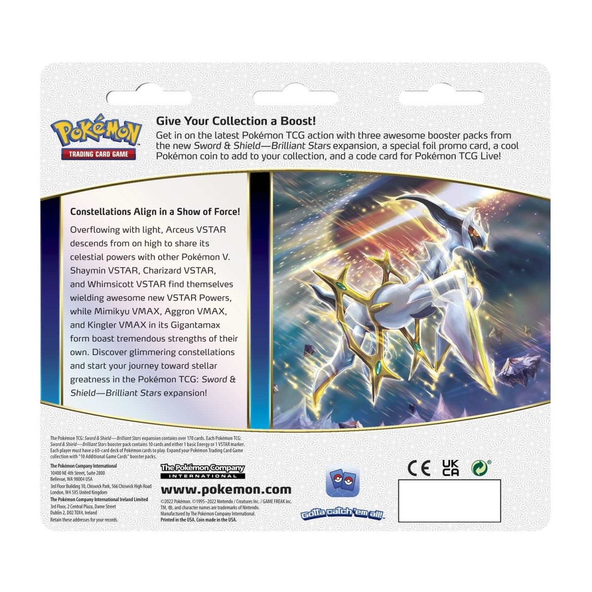 pokémon-tcg:-sword-&-shield-brilliant-stars-3-booster-packs,-coin-&-glaceon-promo-card