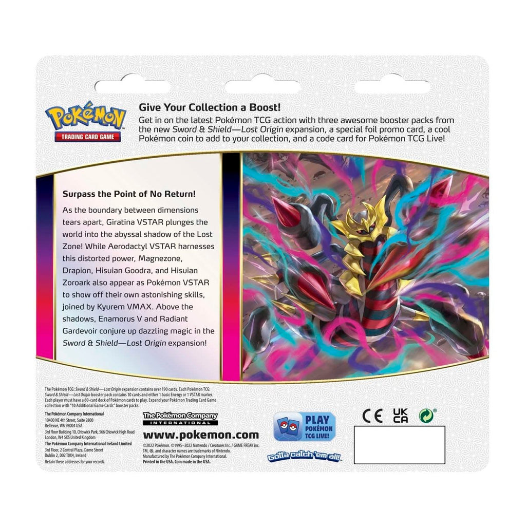 pokémon-tcg:-sword-&-shield-lost-origin-3-booster-packs,-coin-&-weavile-promo-card