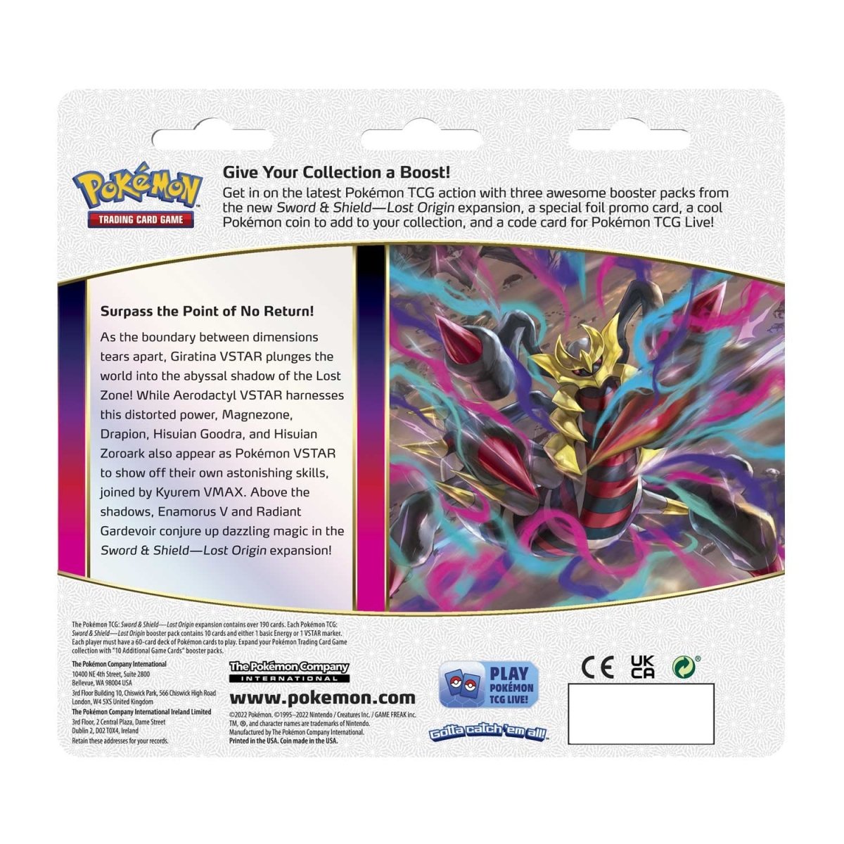 pokémon-tcg:-sword-&-shield-lost-origin-3-booster-packs,-coin-&-weavile-promo-card