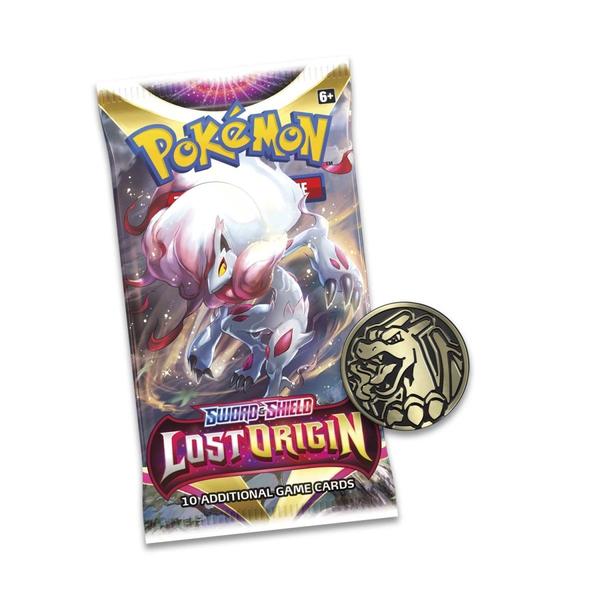 pokémon-tcg:-sword-&-shield-lost-origin-3-booster-packs,-coin-&-weavile-promo-card
