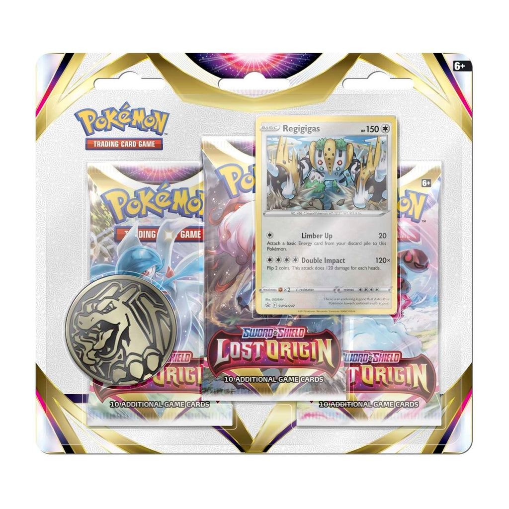 pokémon-tcg:-sword-&-shield-lost-origin-3-booster-packs,-coin-&-regigigas-promo-card