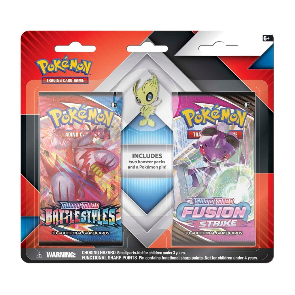 pokémon-tcg:-2-booster-packs-&-celebi-collector's-pin