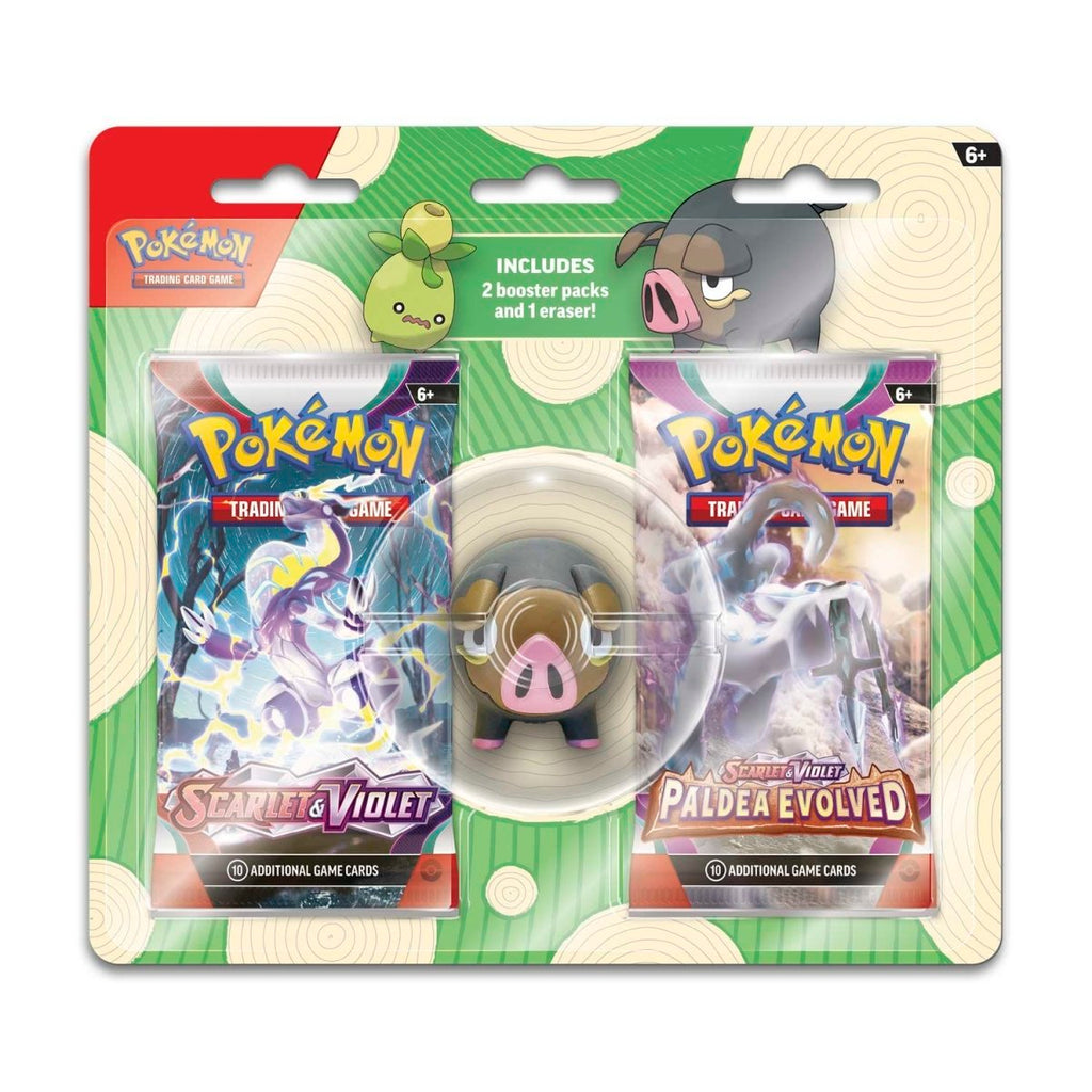 pokémon-tcg:-2-booster-packs-&-lechonk-eraser