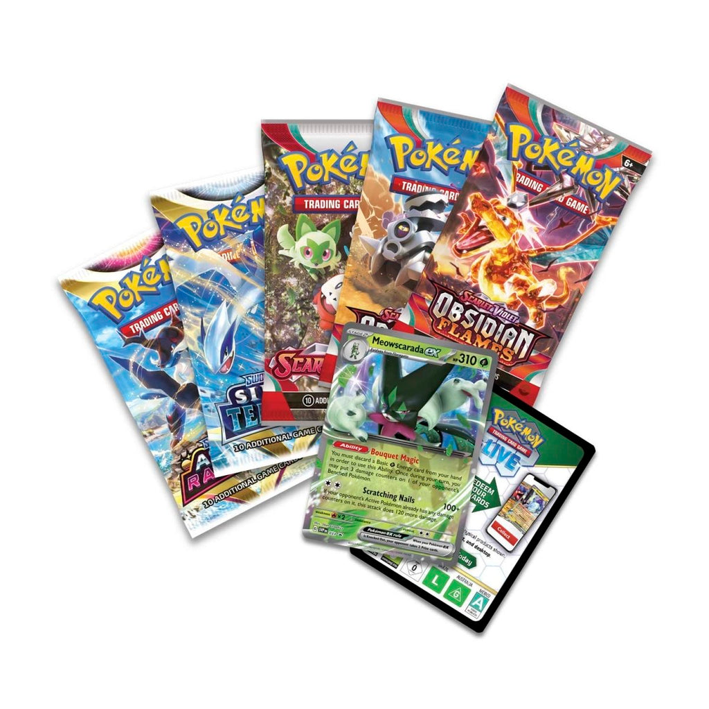 pokémon-tcg:-paldea-partners-tin-(meowscarada-ex)