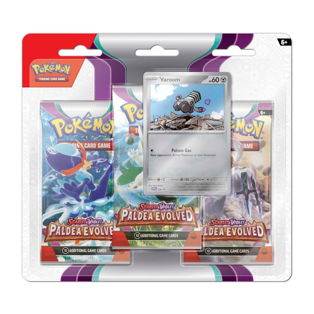 pokémon-tcg:-scarlet-&-violet-paldea-evolved-3-booster-packs-&-varoom-promo-card