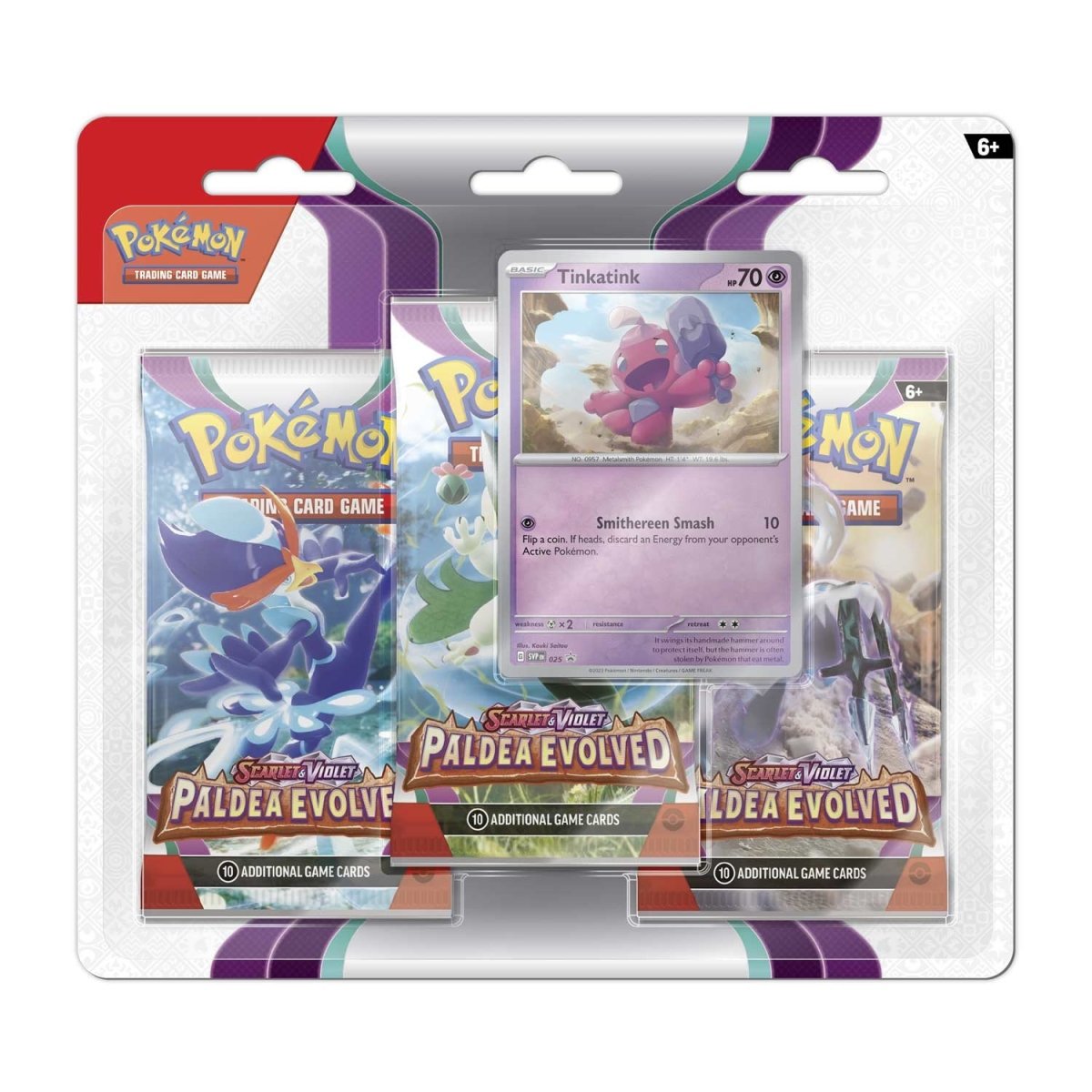 pokémon-tcg:-scarlet-&-violet-paldea-evolved-3-booster-packs-&-tinkatink-promo-card