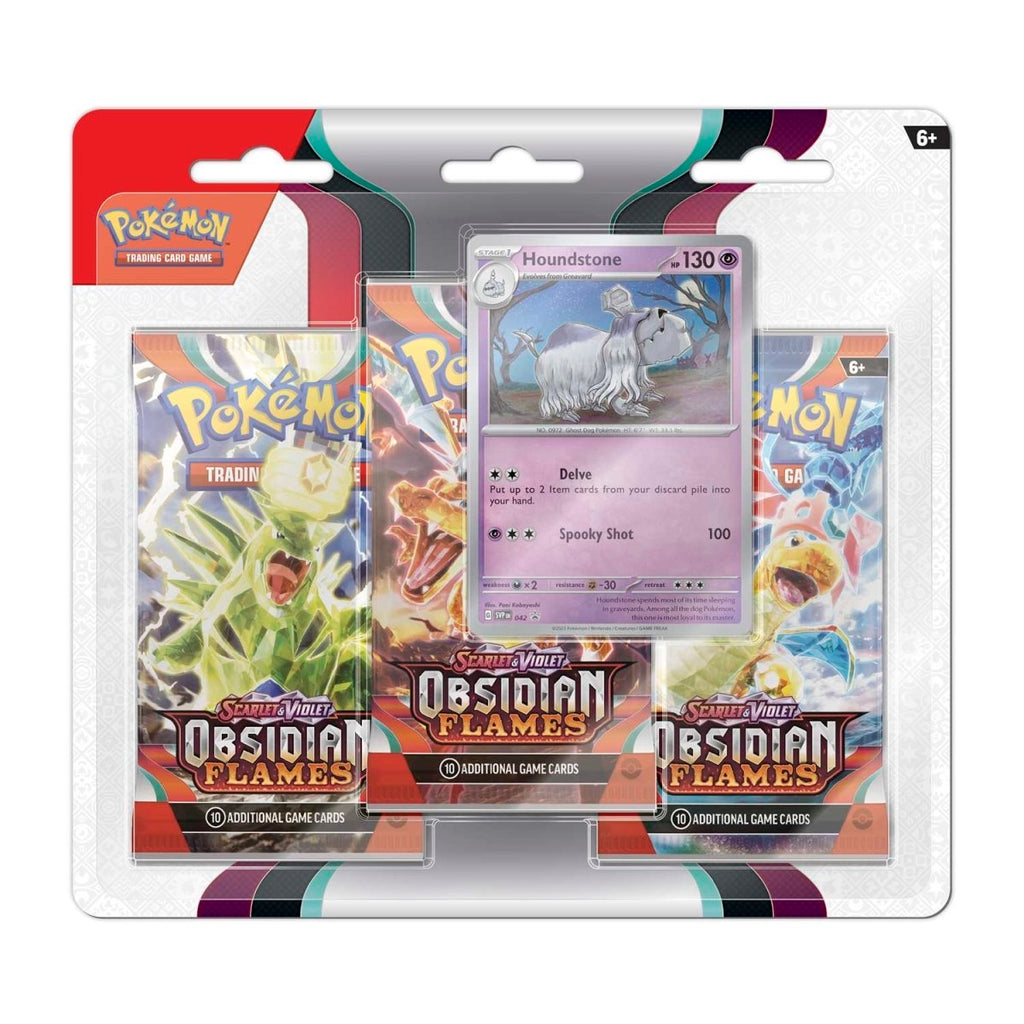 pokémon-tcg:-scarlet-&-violet-obsidian-flames 3-booster-packs-&-greavard-promo-card
