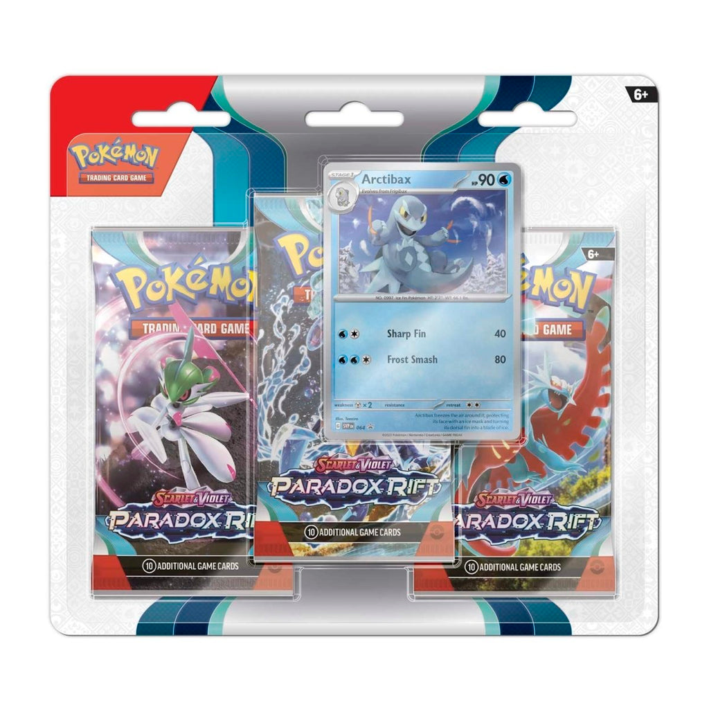 pokémon-tcg:-scarlet-&-violet-paradox-rift-3-booster-packs-&-arctibax-promo-card