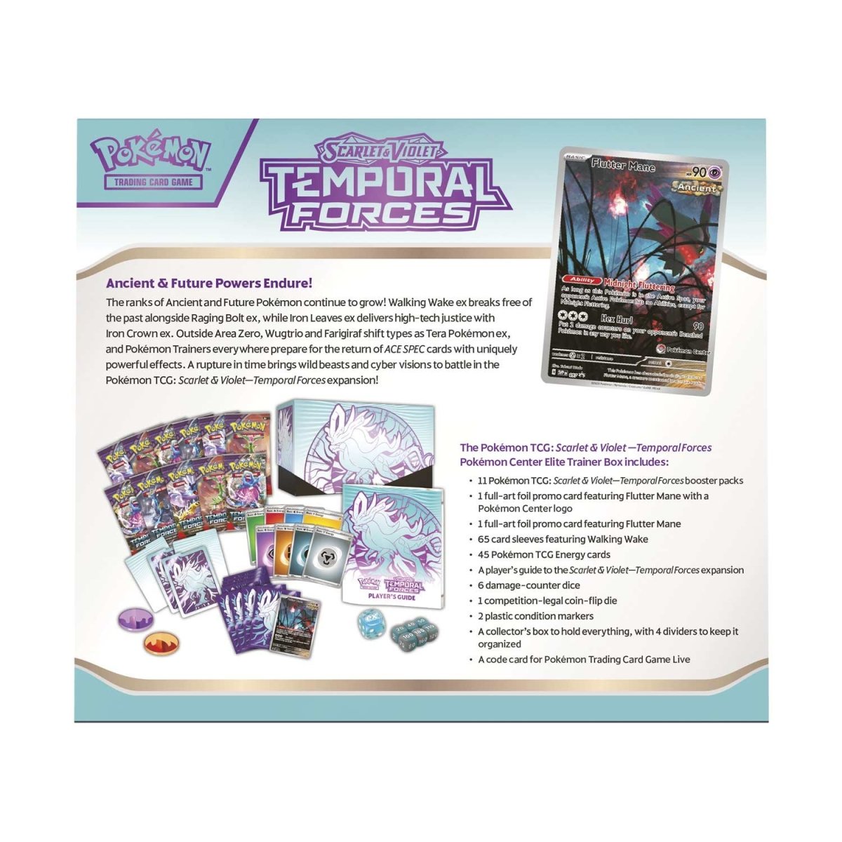 pokémon-tcg:-scarlet-&-violet-temporal-forces-pokémon-center-elite-trainer-box-(walking-wake)