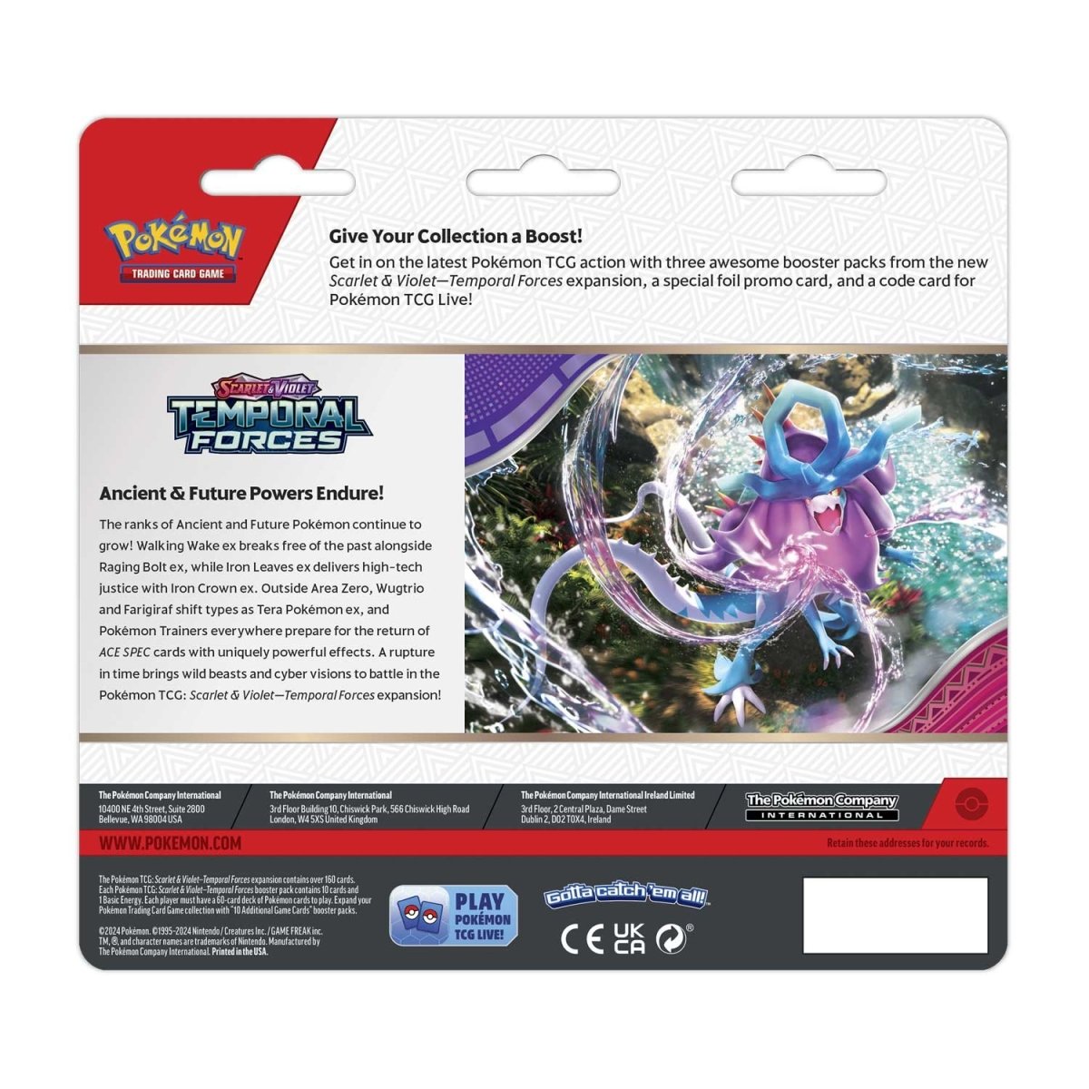 pokémon-tcg:-scarlet-&-violet-temporal-forces-3-booster-packs-&-cleffa-promo-card