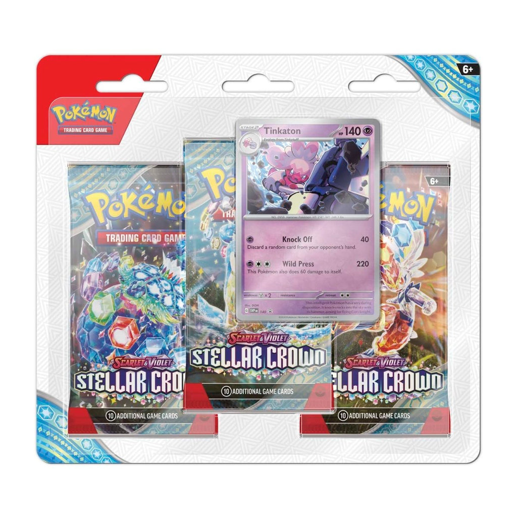 pokémon-tcg:-scarlet-&-violet-stellar-crown-3-booster-packs-&-tinkaton-promo-card