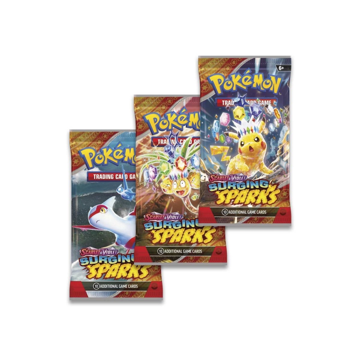 pokémon-tcg:-scarlet-&-violet-surging-sparks-3-booster-packs-&-zapdos-promo-card