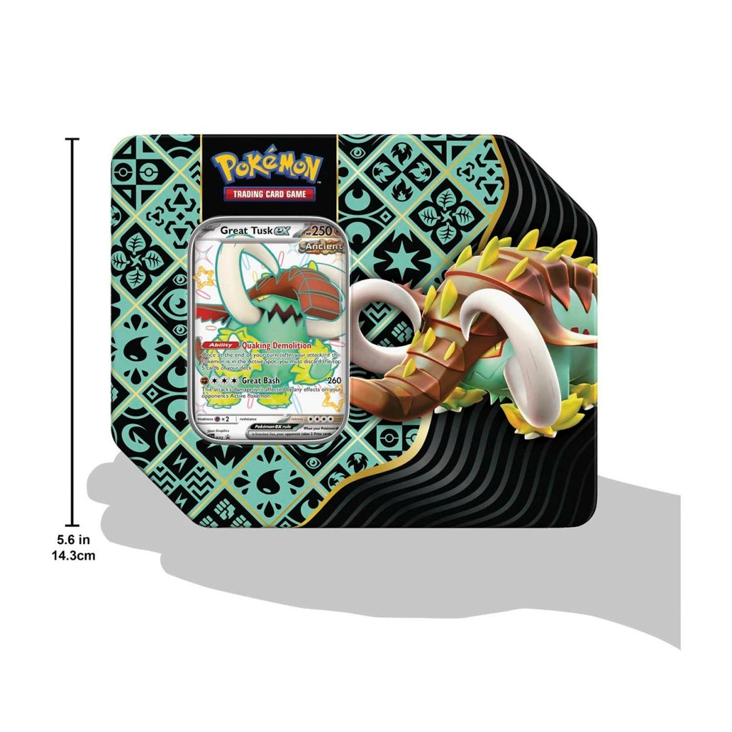 pokémon-tcg:-scarlet-&-violet-paldean-fates-tin-(shiny-great-tusk-ex)