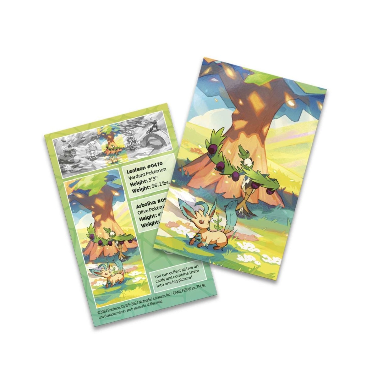 pokémon-tcg:-vibrant-paldea-mini-tin-(leafeon-&-arboliva)