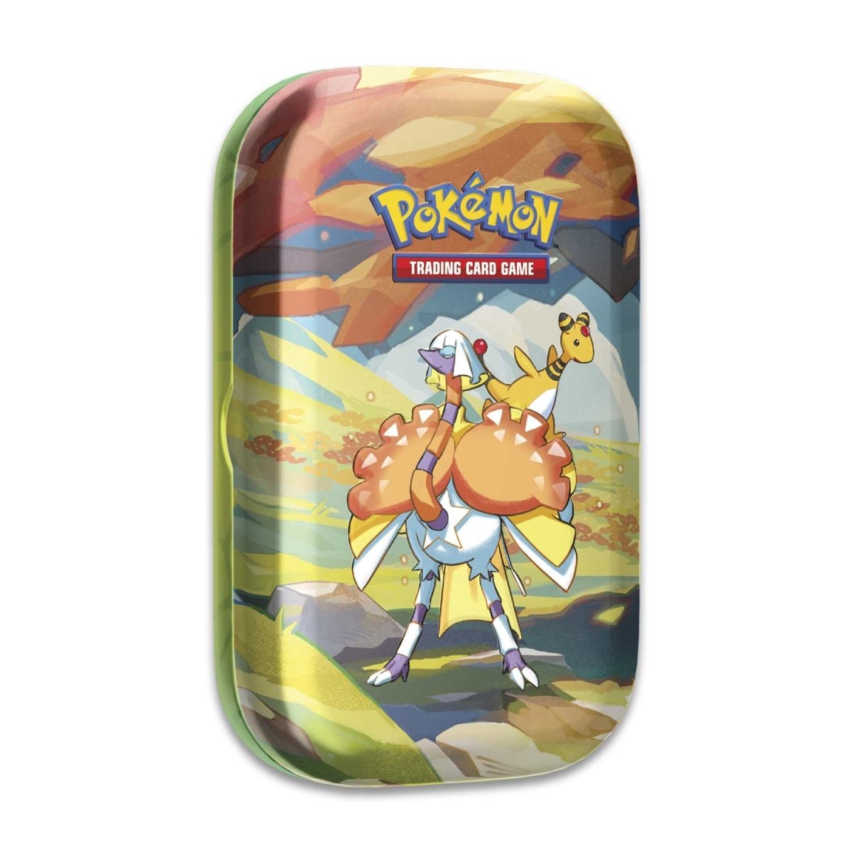 pokémon-tcg:-vibrant-paldea-mini-tin-(espathra-&-ampharos)