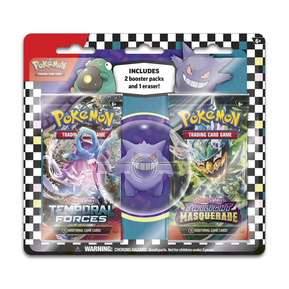 pokémon-tcg:-2-booster-packs-&-gengar-eraser
